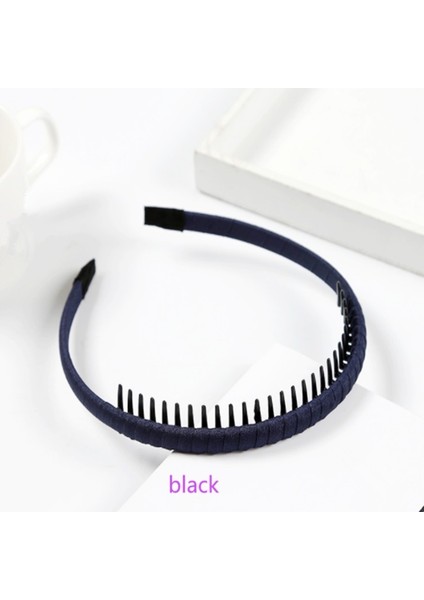 Pembe Tarzı Kore Kumaş Sargı Kayışı Dişli Ince Baş Bandı (Yurt Dışından) modelleri