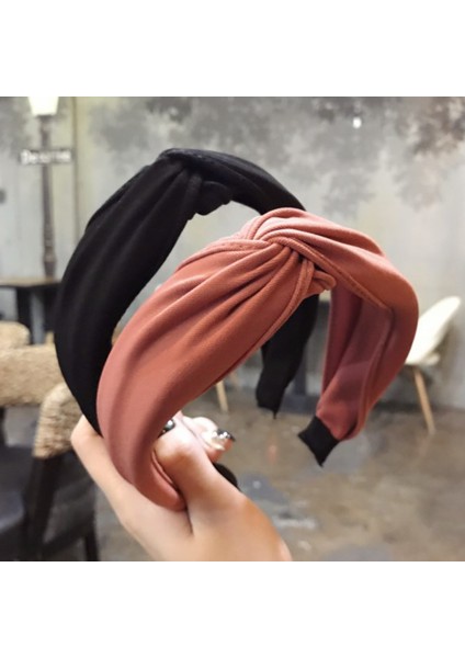 Kırmızı Stil Bayanlar Moda Yoga Elastik Saç Bandı Yay Düğme Bant Başbandı (Yurt Dışından) fırsatları