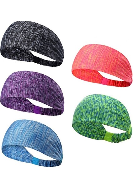 Kırmızı Stil Elastik Spor Ter Bandı Hızlı Kuruyan Başlık Yoga Jim Koşu Turban Başörtüsü (Yurt Dışından) modelleri