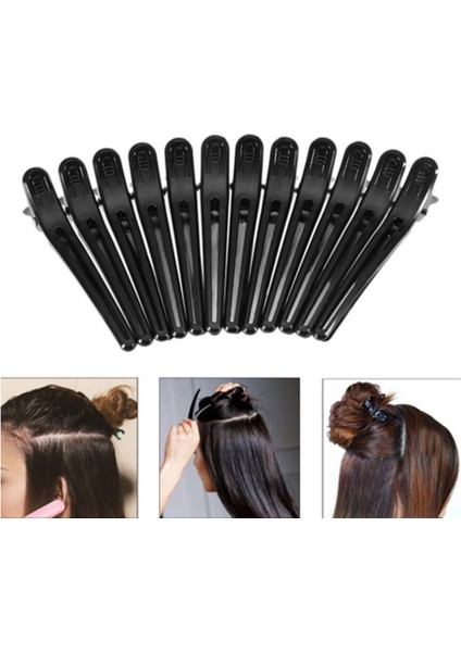 Kırmızı Stil 1 Çanta (12 Adet) Saç Toka Klipsleri Kuaförlük Bölümleme Kesme Saç Kelepçeleri Clip Profesyonel Plastik Salon Stil Saç Klipsleri (Yurt Dışından) fiyatları