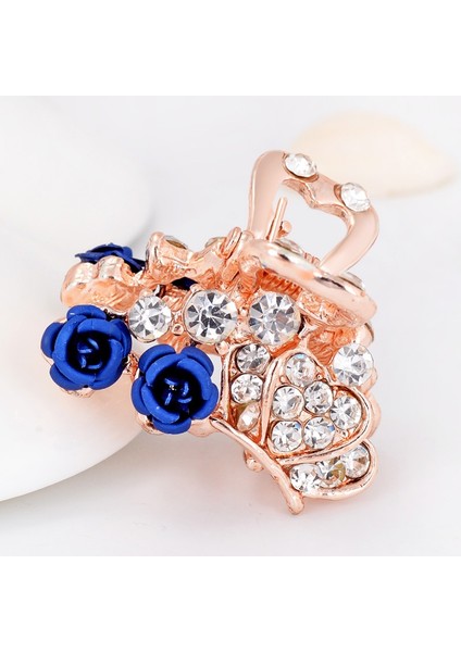 Gül Kırmızı Tarzı 2cm'ye 2cm Çiçekli Saç Tokası Mini Taç Yüksek Kaliteli Moda Çiçekler Taşlı Saç Tokası Kızlar Başlık Hediye (Yurt Dışından) fiyatları