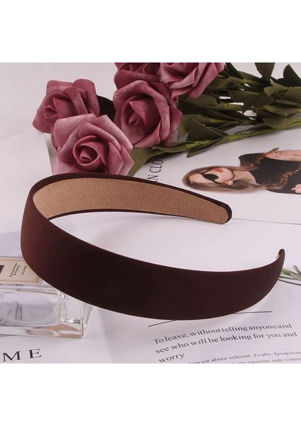 Açık Mavi Stil 1 Adet Kadın Sıcak Geniş Kafa Bandı Saç Bandı Saten Kafa Bandı Plastik Moda Klasik Başlık (Yurt Dışından) fırsatları