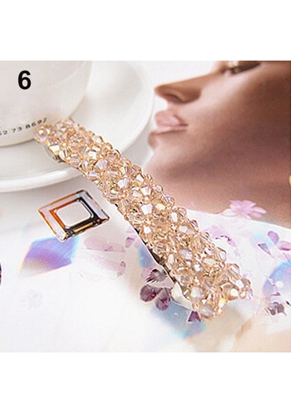 Koyu Mavi Tarzı Bir Kadın Kız Moda Taşlı Saç Aksesuarı El Yapımı Tam Kristal Saç Tokası Toka - E-Ticaret (Yurt Dışından) indirimleri