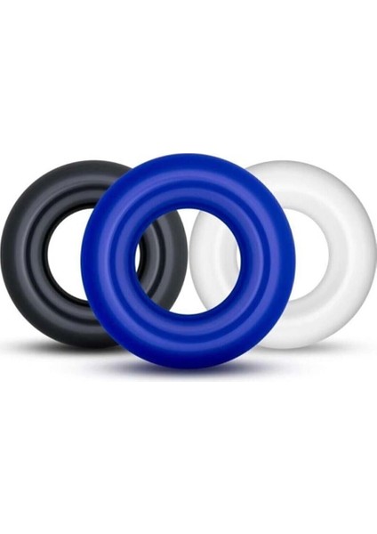 Penix 3'lü Silikon Penis Halkası Seti