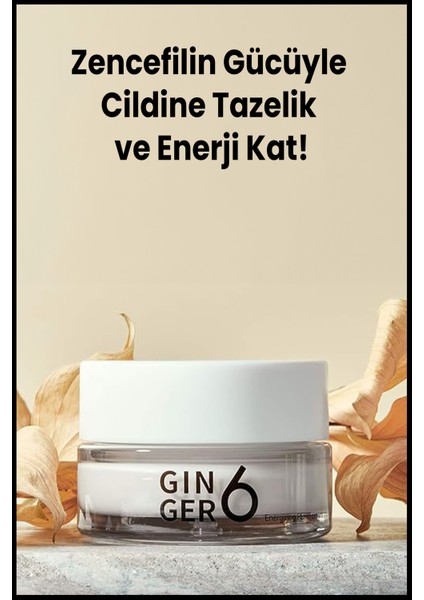 Kırışık Karşıtı, Aydınlatıcı %52 Zencefil Suyu İçeren Peptit 11 Kompleks Canlandırıcı Krem 50 ml