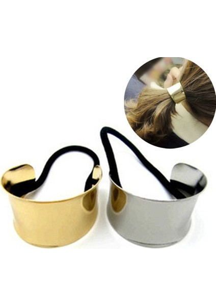 Gümüş Tarzı Kızlar Saç Aksesuarları Elastik Saç Tokaları Satış Için Altın Gümüş Alaşım Boyunca Alışveriş Yapın (Yurt Dışından) fiyatları