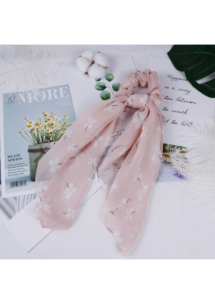 Yeşil Stil Kızlar Için Çiçek Baskılı Saç Aksesuarları Elastik Saç Bandı Ponytail Tutucu (Yurt Dışından) fiyatları