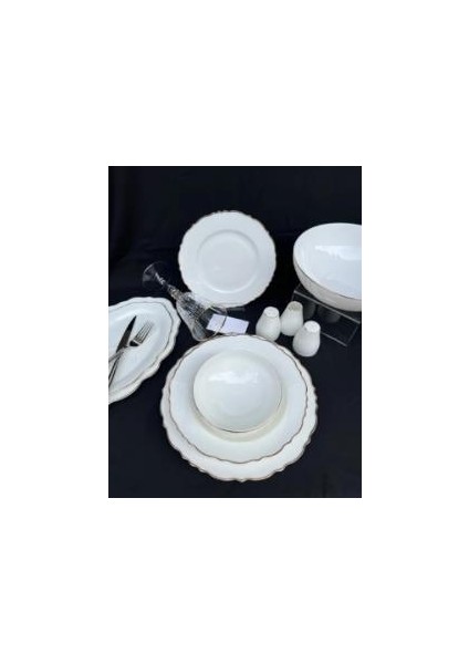 Victoria Platin 56 Parça Yemek Takımı