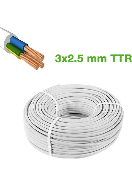 Ttr 3x2.5mm Kablo 100MT West Kablo (4767) - MCT5154-4437