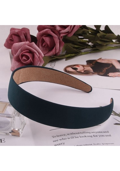 Lacivert Tarzı 2 Adet 2 Adet Kadın Sıcak Geniş Saç Bandı Saten Kafa Bandı Plastik Moda Klasik Başlık (Yurt Dışından) fiyatları