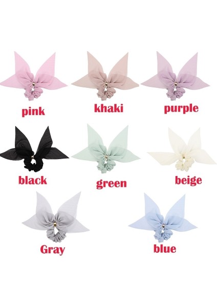 Gri Tarzı Kadınlar Için Lastikli Atkı Kurdele Saç Bandı Saç Tokası (Yurt Dışından) modelleri