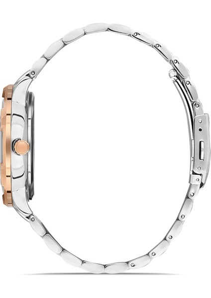 Davıd Guner Kahverengi Kadranlı Rose Beyaz Kaplama Takvimli Erkek Kol Saati fiyatları