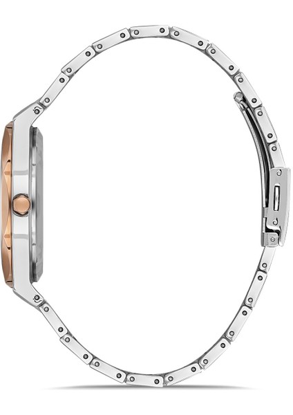 Davıd Guner Rose Kaplama Kahverengi Kadranlı Paslanmaz Masif Çelik Erkek Kol Saati fiyatları