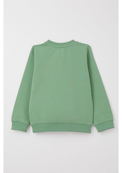 Erkek Çocuk Eşofman Takım Sevimli Dinozor Baskılı 1-4 Yaş, Mint Yeşili fırsatları