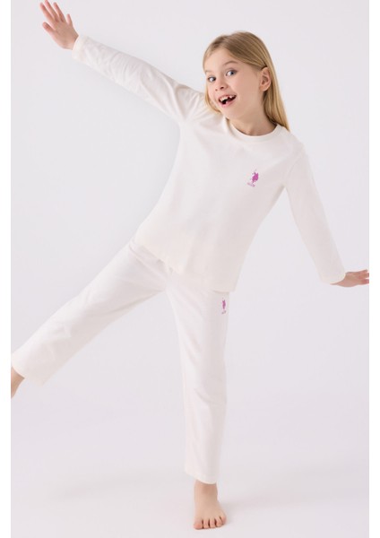 Kız Çocuk Vanilya Pijama Takımı modelleri