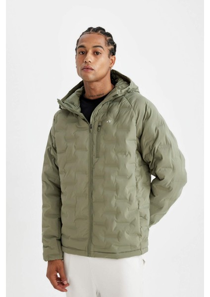 Defactofit Su Itici Kapüşonlu Mont Fermuarlı Su GEÇIRMEZ C6052AX24AU fırsatları