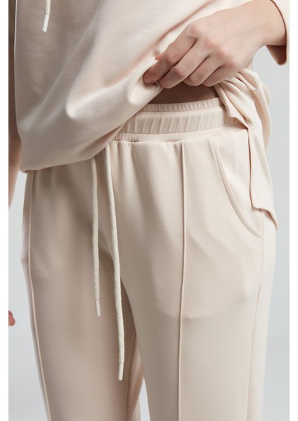 Kadın Yumuşak Dokulu Jogger Beıge fiyatları