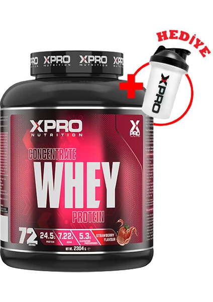 Xpro Nutrition Whey Protein Tozu 2304 gr Çilek Aromalı