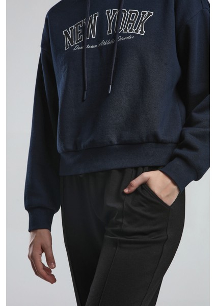 Kadın Lacivert Sweatshirt