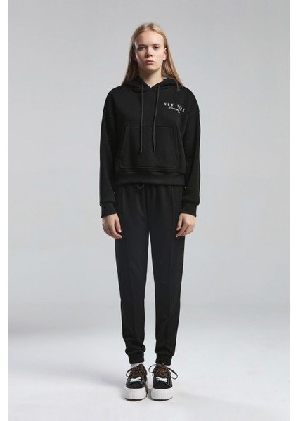 Kadın Siyah Sweatshirt