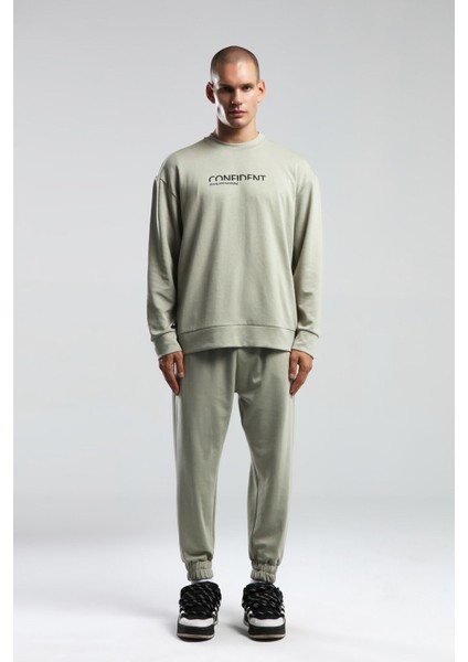 Erkek Yeşil Sweatshirt