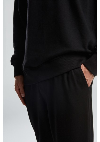 Erkek Siyah Jogger Eşofman Altı