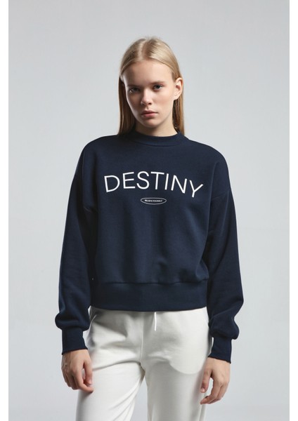 Kadın Lacivert Sweatshirt