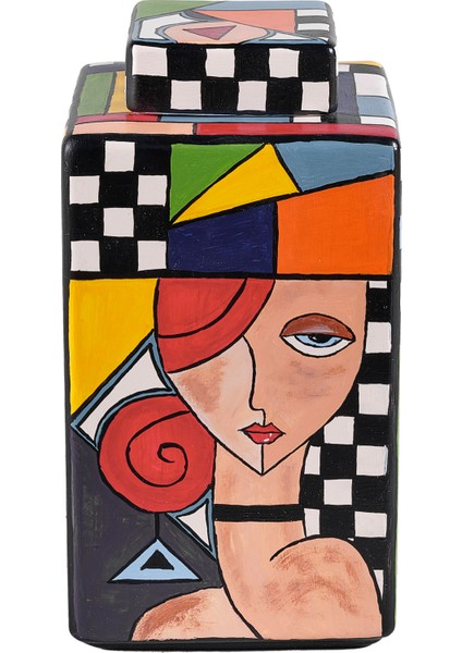 Kubik Kavanoz Picasso