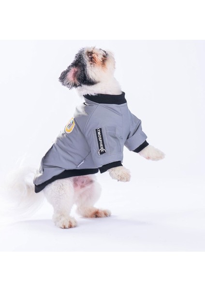 Astrodog Gri Reflöktörlü Kumaş Yağmurluk Küçük ve Orta Irk fiyatları