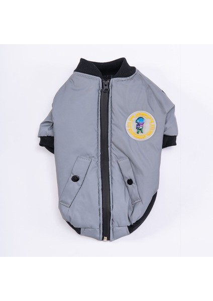 Astrodog Gri Reflöktörlü Kumaş Yağmurluk Küçük ve Orta Irk indirimleri