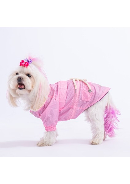 Pembe Brillante Yağmurluk Küçük ve Orta Irk