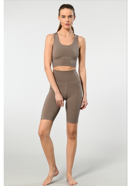 Kadın Süper Yüksek Bel Bisikletçi Tayt