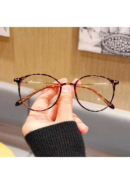 Unisex Leopar Desen Renk Mavi Işık Filtreli Korumalı Bilgisayar Ekran Gözlüğü Blue Block Yeni Sezon Blueblock