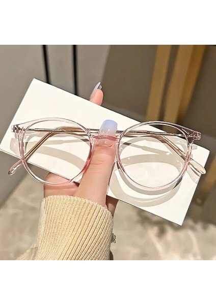 Unisex Pembe Renk Mavi Işık Filtreli Korumalı Bilgisayar Ekran Gözlüğü Blue Block Yeni Sezon Blueblock