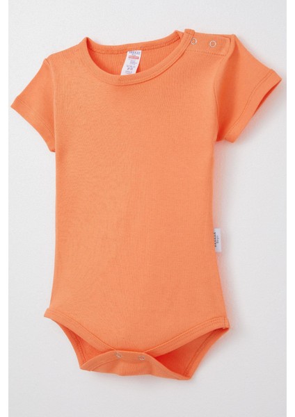 Erkek Bebek Çıtçıtlı Zıbın Body Basic 9 Ay-3 Yaş, Somon modelleri