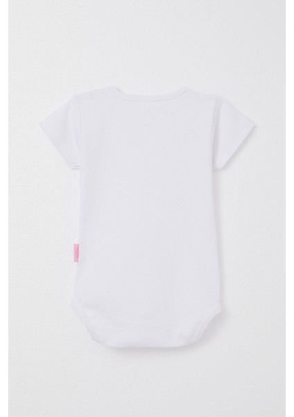 Kız Bebek Çıtçıtlı Zıbın Body Basic 9 Ay-3 Yaş, Beyaz fiyatları