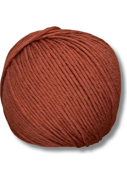 Organik Pamuk Amigurumi Punch 50 gr El Örgü Ipi Kiremit fiyatları