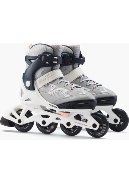 Oxelo Çocuk Paten - Siyah / Gri - FIT3 fırsatları