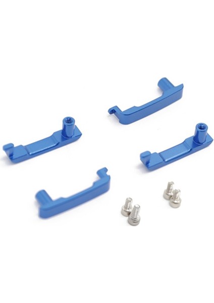 4 Adet Metal Kapı Kolları Traxxas Trx-4 Trx4 T4 2021 Bronco 1/10 Rc Paletli Araba Yükseltme Parçaları Aksesuarları, Lacivert (Yurt Dışından)