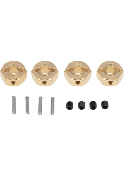 Pirinç 12MM Altıgen Tekerlek Hub Genişletilmiş Adaptör Eksenel SCX10 Iıı CC01 Wraıth RR10 Redcat Gen8 1/10 Rc Paletli Araba, 6mm (Yurt Dışından)