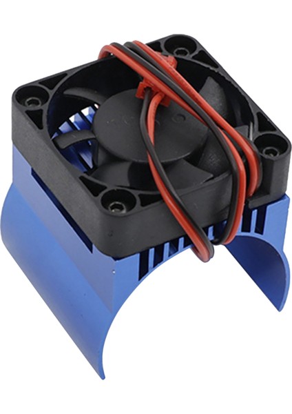 42MM Motor Soğutma Fanı Isı Emici Traxxas 1/10 E-Maxx E-Revo Summit Arrma 1/8 Kraton Talion Typhon Rc Araba, Mavi (Yurt Dışından)