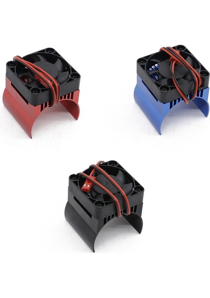 42MM Motor Soğutma Fanı Isı Emici Traxxas 1/10 E-Maxx E-Revo Summit Arrma 1/8 Kraton Talion Typhon Rc Araba, Mavi (Yurt Dışından)