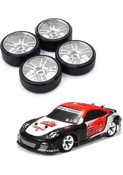 27MM Drift Lastik Lastik Metal Jant Wltoys 284131 K969 K979 K989 P929 Kyosho Mini-Z 1/28 Rc Araba Yükseltme Parçaları, C (Yurt Dışından)