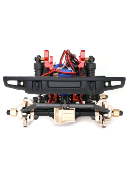 Adet Pirinç Teker Blokları C-Hub Taşıyıcı 9733 Traxxas TRX4M Trx-4m 1/18 Rc Paletli Araba Yükseltme Parçaları Aksesuarları (Yurt Dışından)