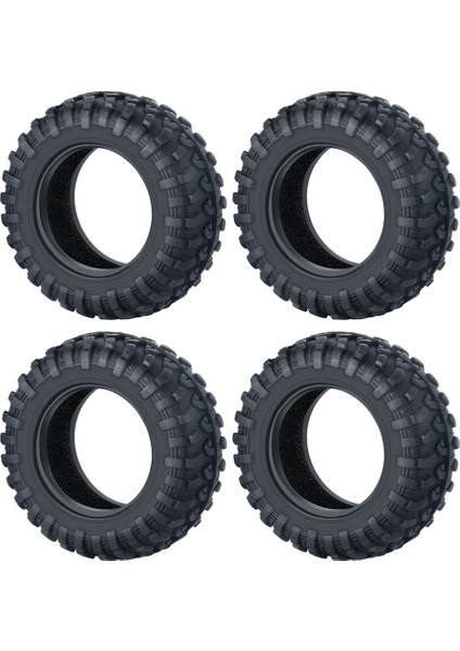 4 Adet Kauçuk Lastikler 42X15MM Jant Lastiği Lastik Kyosho Mini-Z 4x4 Suzukı Jimny Rc Paletli Araba Yükseltme Parçaları (Yurt Dışından)