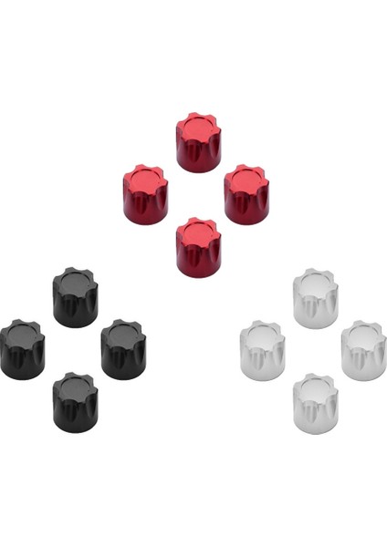 4 Adet Metal Rc Araba Jant Jant Kapağı M4 Somun 1/10 Rc Paletli Eksenel SCX10 90046 Traxxas Trx4 D90 Mst Yükseltme Parçaları, 2 (Yurt Dışından)