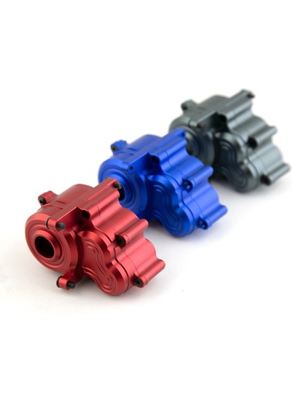 Metal Şanzıman Kutusu Şanzıman Muhafazası 8691 Traxxas E-Revo Vxl 2.0 1/10 Rc Araba Yükseltme Parçaları Aksesuarları, Gri (Yurt Dışından)