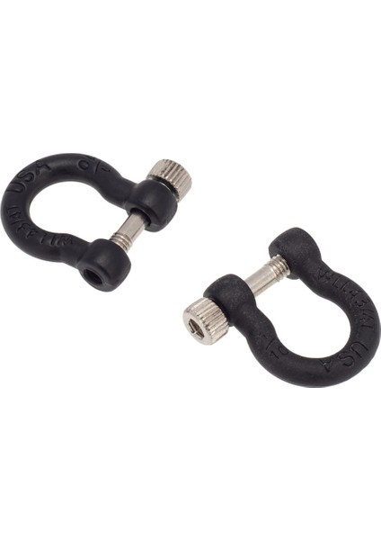 4 Adet Metal Tampon D-Ring Çekme Kancası 1/10 Rc Paletli Araba Eksenel SCX10 90046 AXI03007 Traxxas Trx4 D90 Yükseltme Parçaları, 2 (Yurt Dışından)