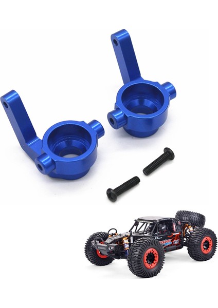 Metal Ön Direksiyon Blokları Direksiyon Bardakları Zd Racing Dbx-10 DBX10 1/10 Rc Araba Yükseltme Parçaları Aksesuarları, Mavi (Yurt Dışından)