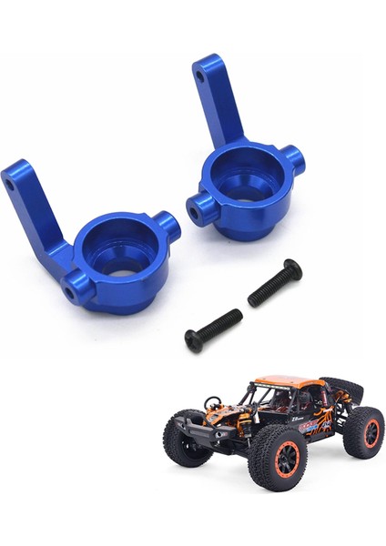 Metal Ön Direksiyon Blokları Direksiyon Bardakları Zd Racing Dbx-10 DBX10 1/10 Rc Araba Yükseltme Parçaları Aksesuarları, Mavi (Yurt Dışından)